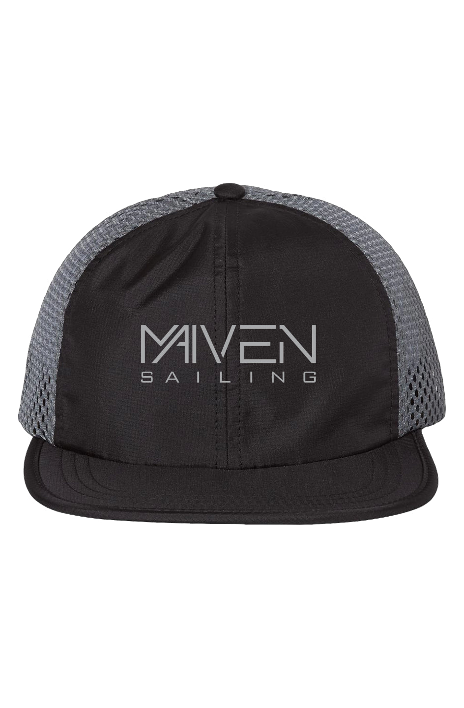 Black/Charcoal Rogue Wide Mesh Cap